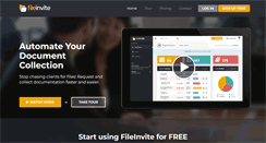 Desktop Screenshot of fileinvite.com